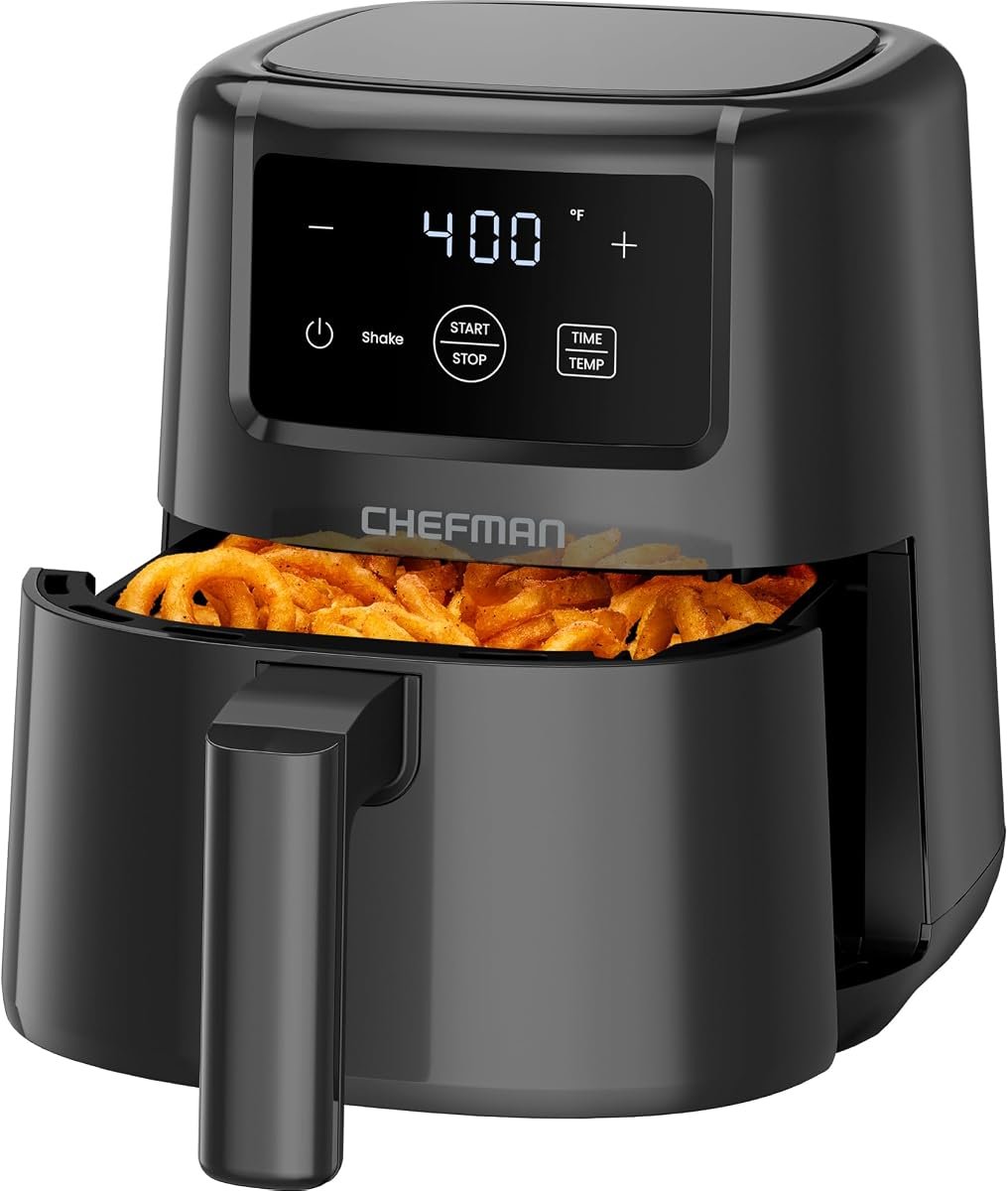 Chefman 2 Qt Mini Air Fryer (Digital, Dishwasher-Safe Basket