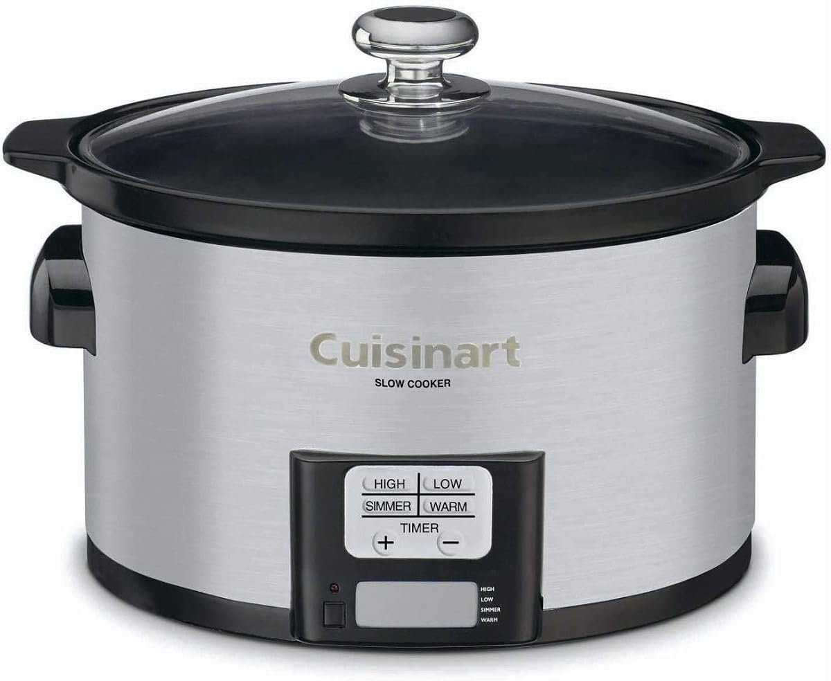 Cuisinart PSC-350 3-1/2-Quart Programmable Slow Cooker (Silver)