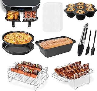 Dual Basket Air Fryer Accessories Rack Set (Fits Ninja Dual