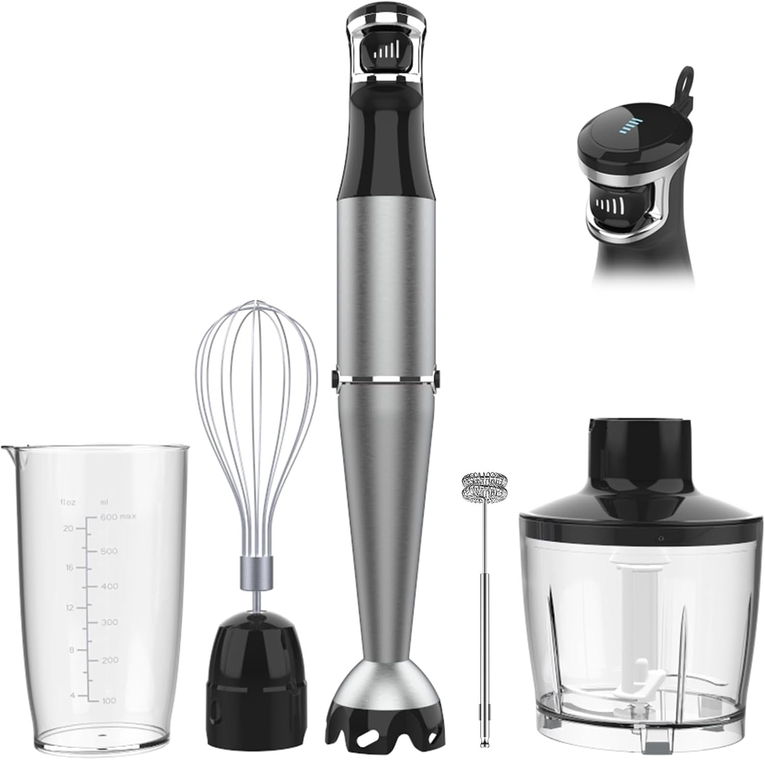 Immersion Hand Blender 5-in-1 Stick Blender