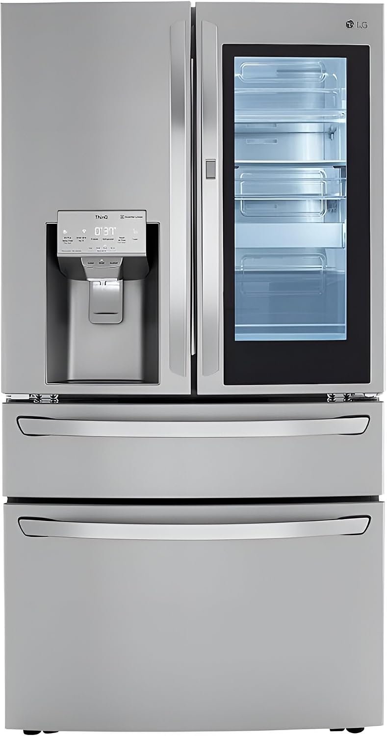LG LRMVS3006S 30 cu ft smart 4-door french door refrigerator in stainless steel