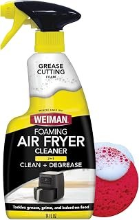 Weiman Foaming Air Fryer Cleaning Kit (Cleaner & Degreaser for Ceramic Baskets)