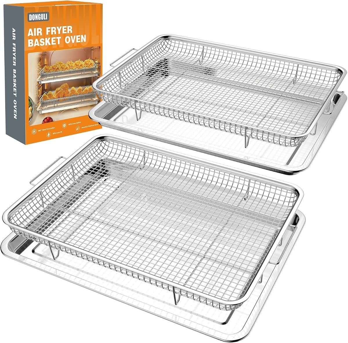 Gotham Steel Air Fryer Basket for Oven - 16.5” x 12.5”