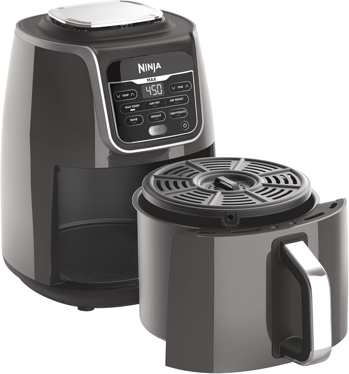 Ninja Air Fryer Max XL (5.5 Qt, 7-in-1, Grey, AF161)