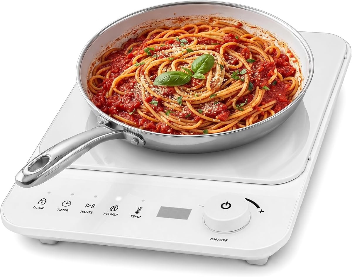 Elite Gourmet Ultra Slim 1500W Portable Induction Cooktop